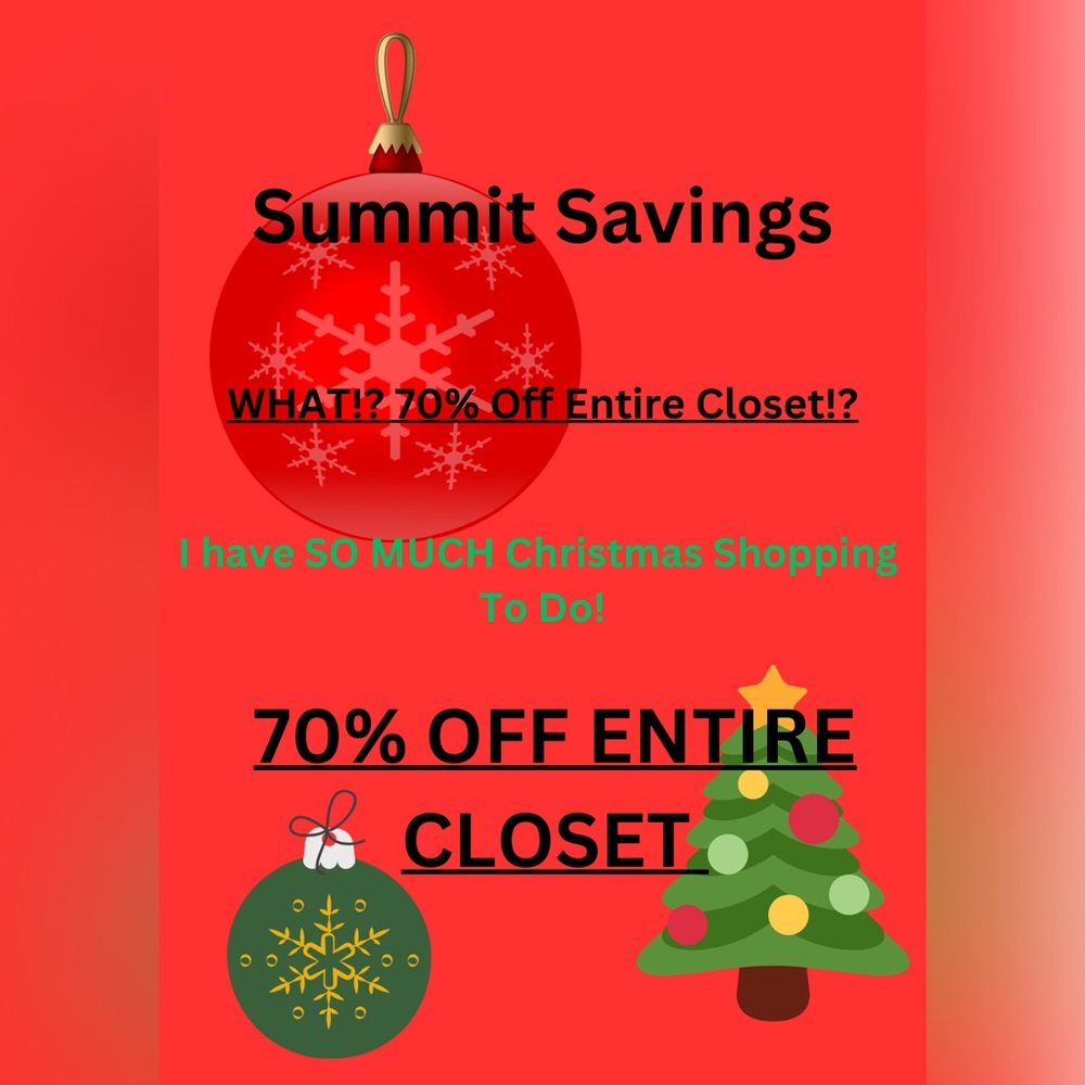 70% OFF!?!? Let’s Get This Christmas Shopping “Wrapped Up” - Picture 1 of 1